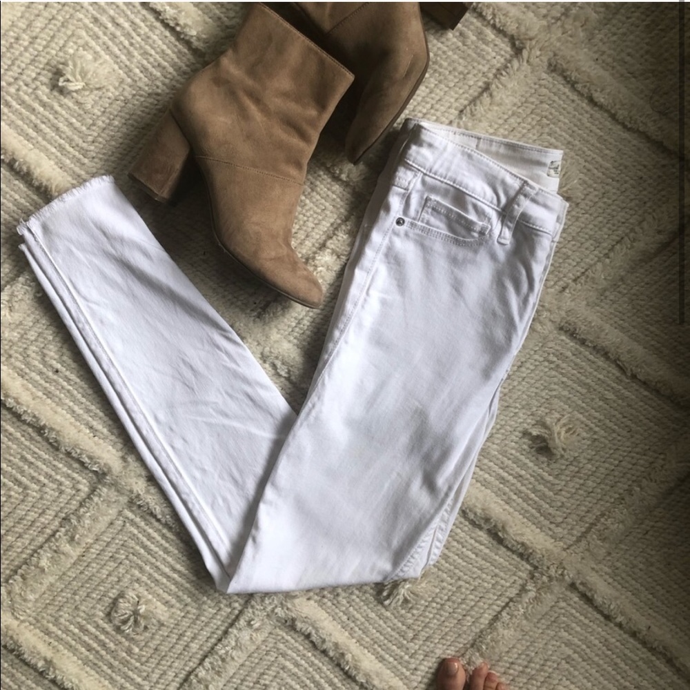 Abercrombie white jeans
